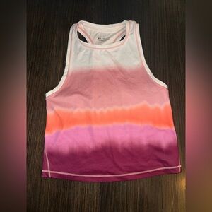 Athleta Pink and Orange Ombre Tank Top